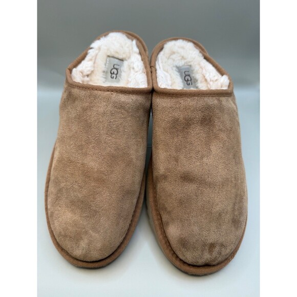 UGG Classic Chestnut Slip On Suede Slippers Size Men Size 9 Women 11 - Picture 4 of 6